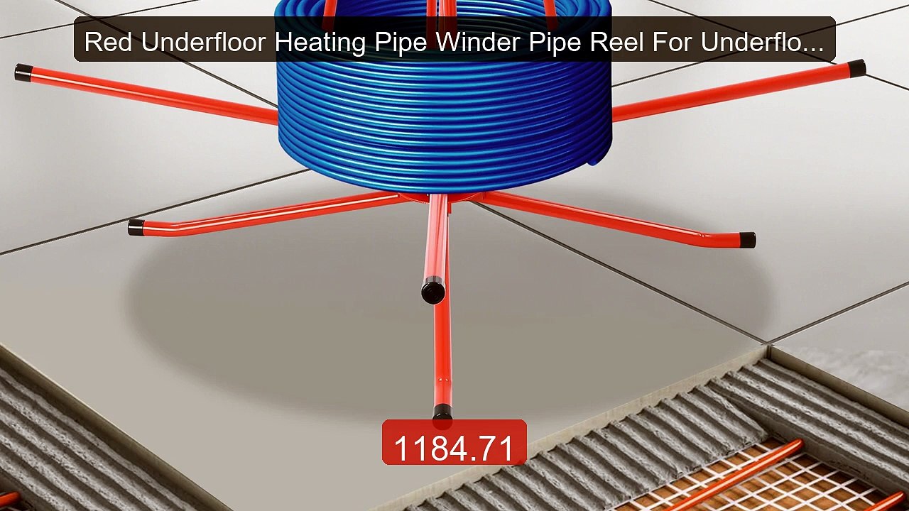 Red Underfloor Heating Pipe Winder Pipe Reel For Underfloor Heating... -- Top Rated 2026 | Buy Now!