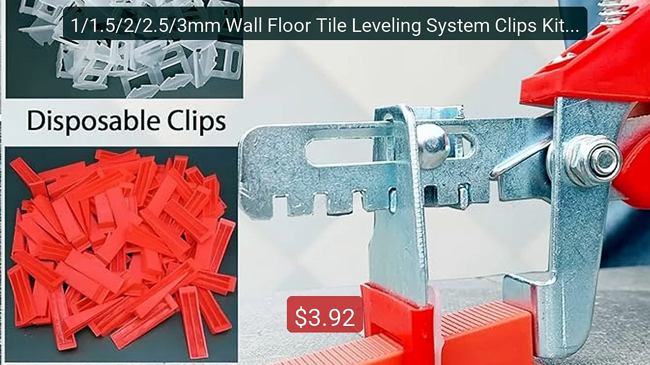 1/1.5/2/2.5/3mm Wall Floor Tile Leveling System Clips Kit Cer... -- Amazing Value 2026 | Must Have!