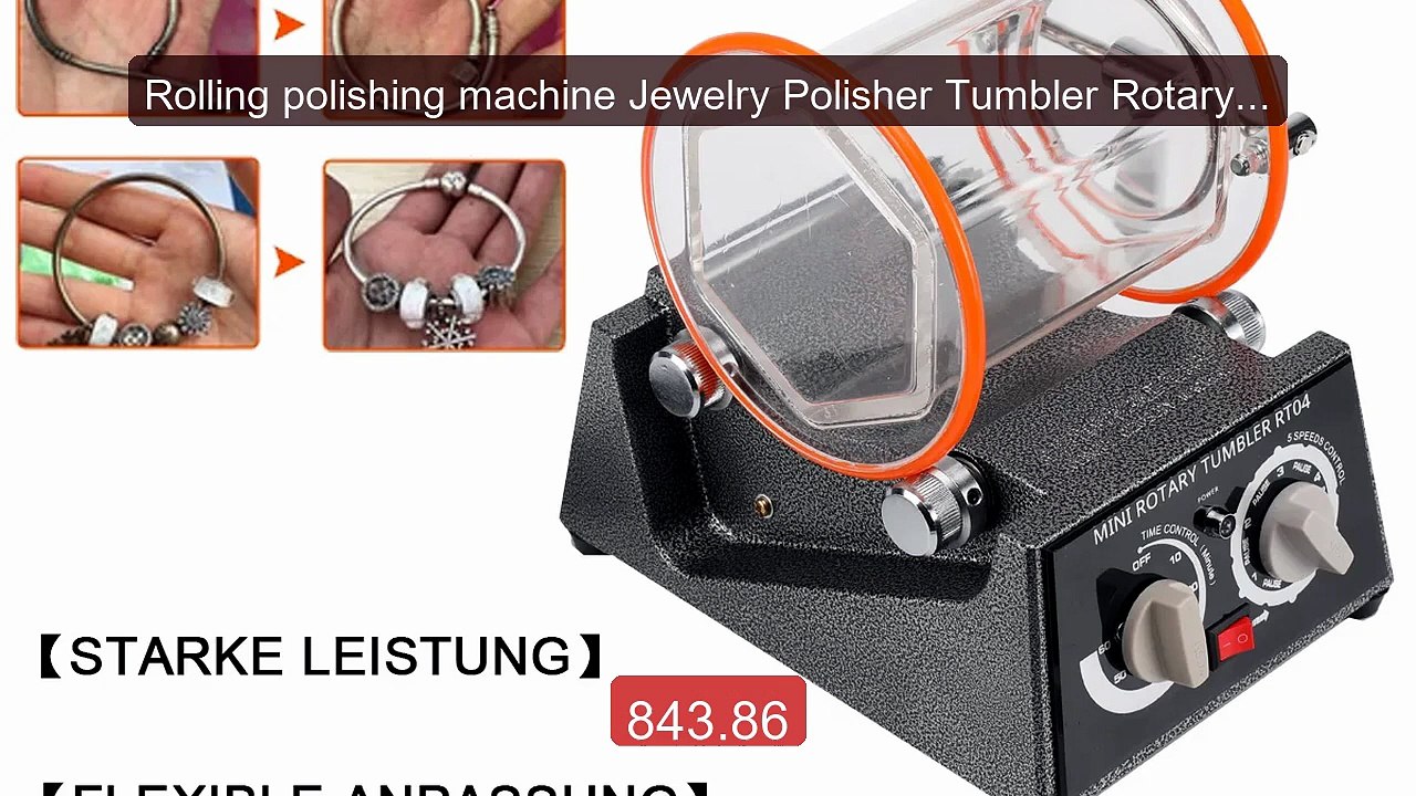 Rolling polishing machine Jewelry Polisher Tumbler Rotary Poli... -- Hot Deal 2026 | Limited Offer!