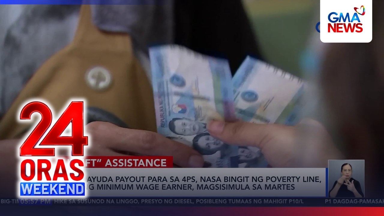 P2,000 ayuda payout para sa mahigit 7M pamilya sa bansa, magsisimula sa Martes | 24 Oras Weekend