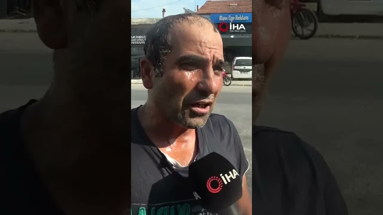 Sıcaktan Bunaldı Oto Yıkamaya Gitti