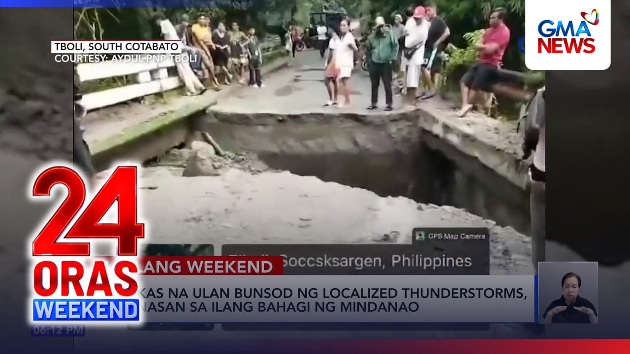 Malakas na ulan, naranasan sa ilang bahagi ng Mindanao | 24 Oras Weekend