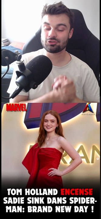 TOM HOLLAND ENCENSE SADIE SINK dans SPIDER-MAN BRAND NEW DAY !