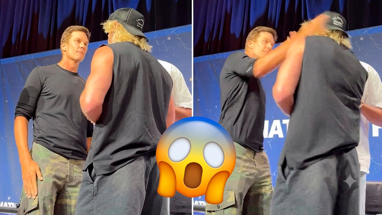Tom Brady sorprende a Logan Paul con una bofetada , ¿se subirán al ring?