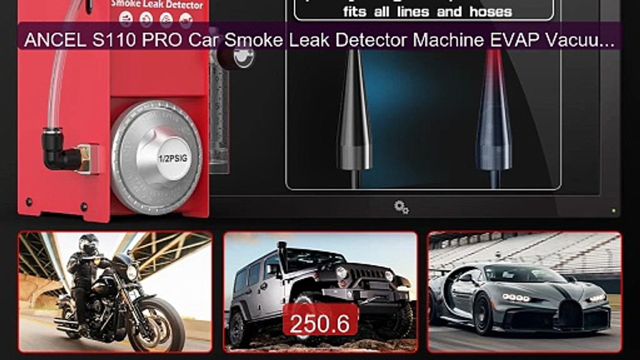 ANCEL S110 PRO Car Smoke Leak Detector Machine EVAP Vacuum Dia... -- Hot Deal 2026 | Limited Offer!