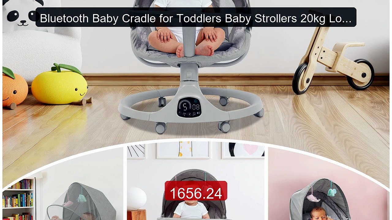Bluetooth Baby Cradle for Toddlers Baby Strollers 20kg Load B... -- Amazing Value 2026 | Must Have!
