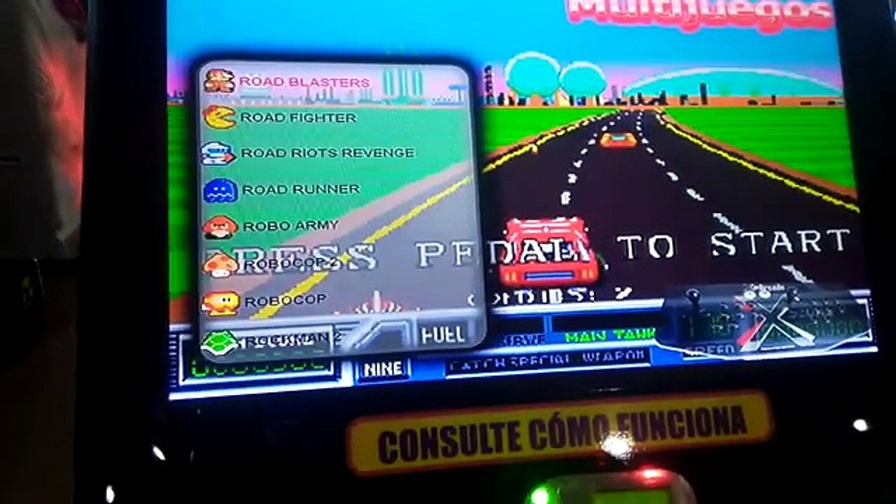 Road Blasters Arcade Intro