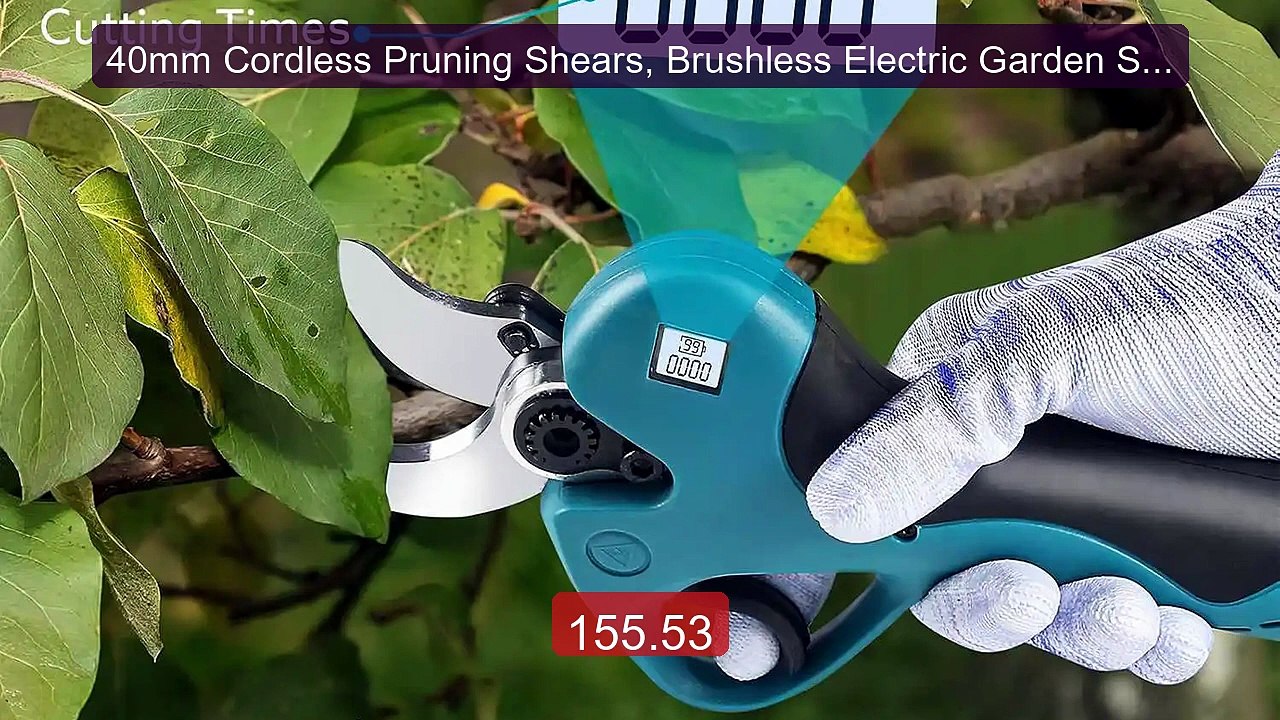 40mm Cordless Pruning Shears, Brushless Electric Garden Sciss... -- Amazing Value 2026 | Must Have!