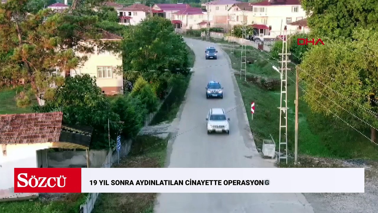 19 yıl sonra aydınlatılan cinayette, şüphelilere operasyonun görüntüleri ortaya çıktı