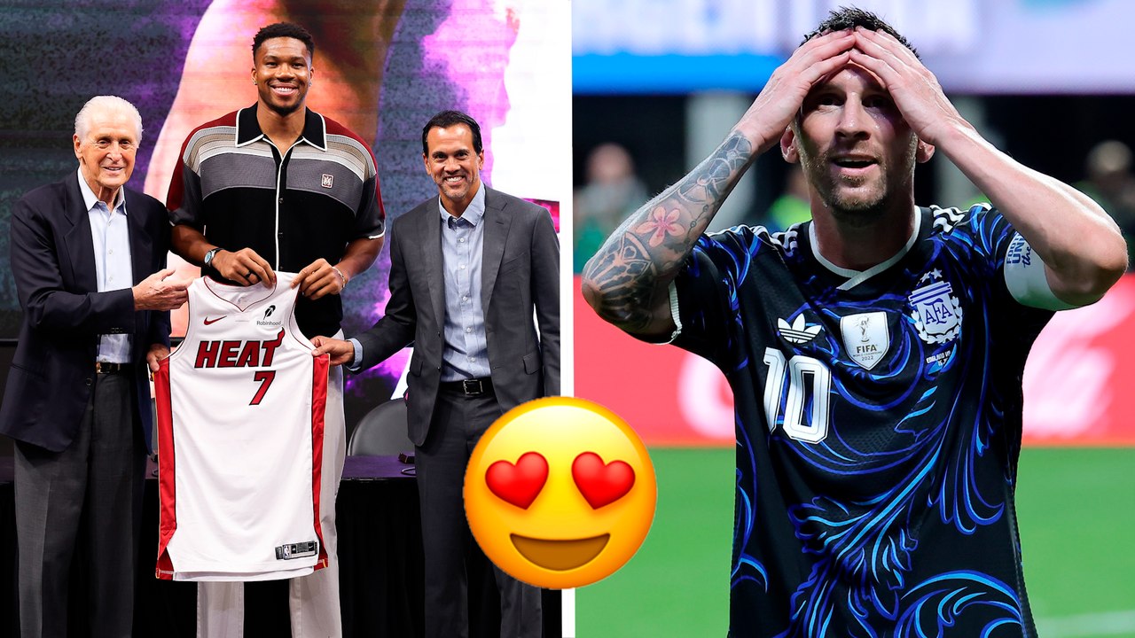 Giannis Antetokounmpo llega al Miami Heat y revela como Messi lo ha inspirado: "Ojalá pueda hacer algo así en mi carrera"
