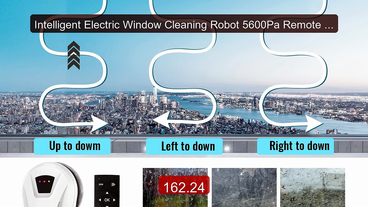 Intelligent Electric Window Cleaning Robot 5600Pa Remote Co... -- Top Pick 2026 | Unbeatable Price!