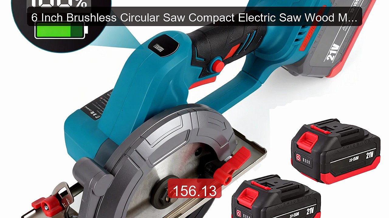 6 Inch Brushless Circular Saw Compact Electric Saw Wood Metal ... -- Hot Deal 2026 | Limited Offer!