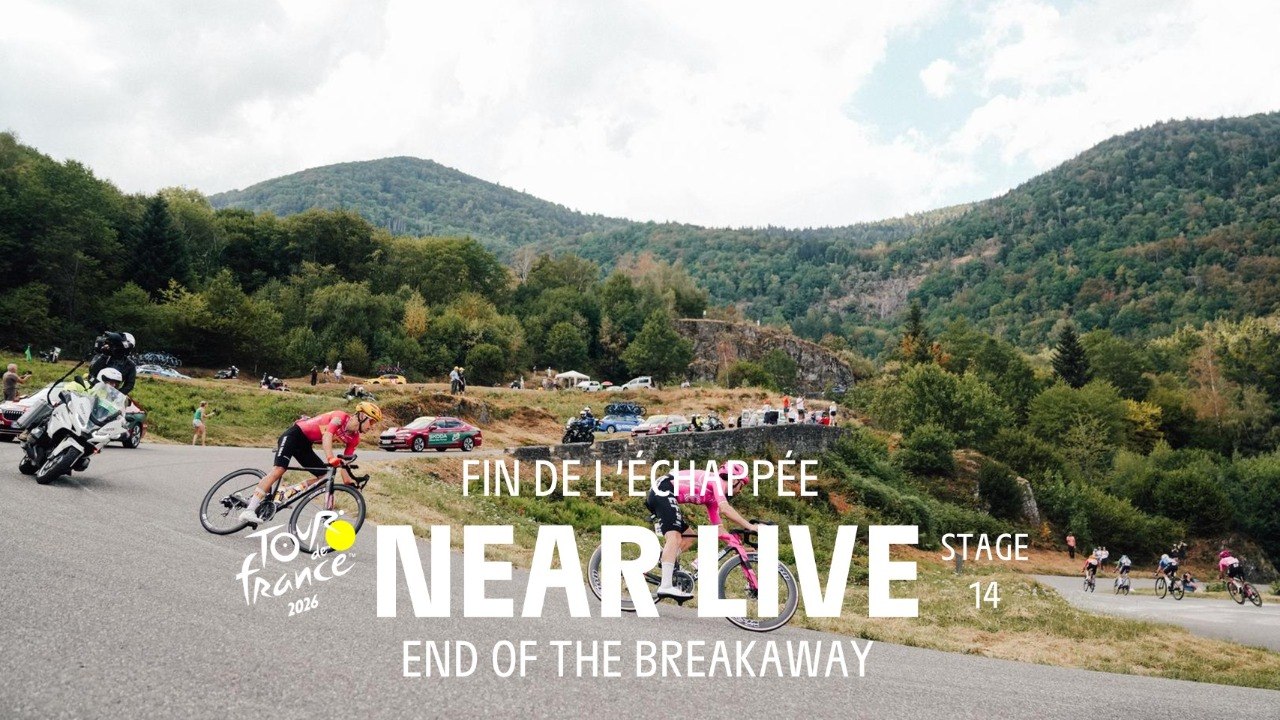 End of the breakaway - Stage 14