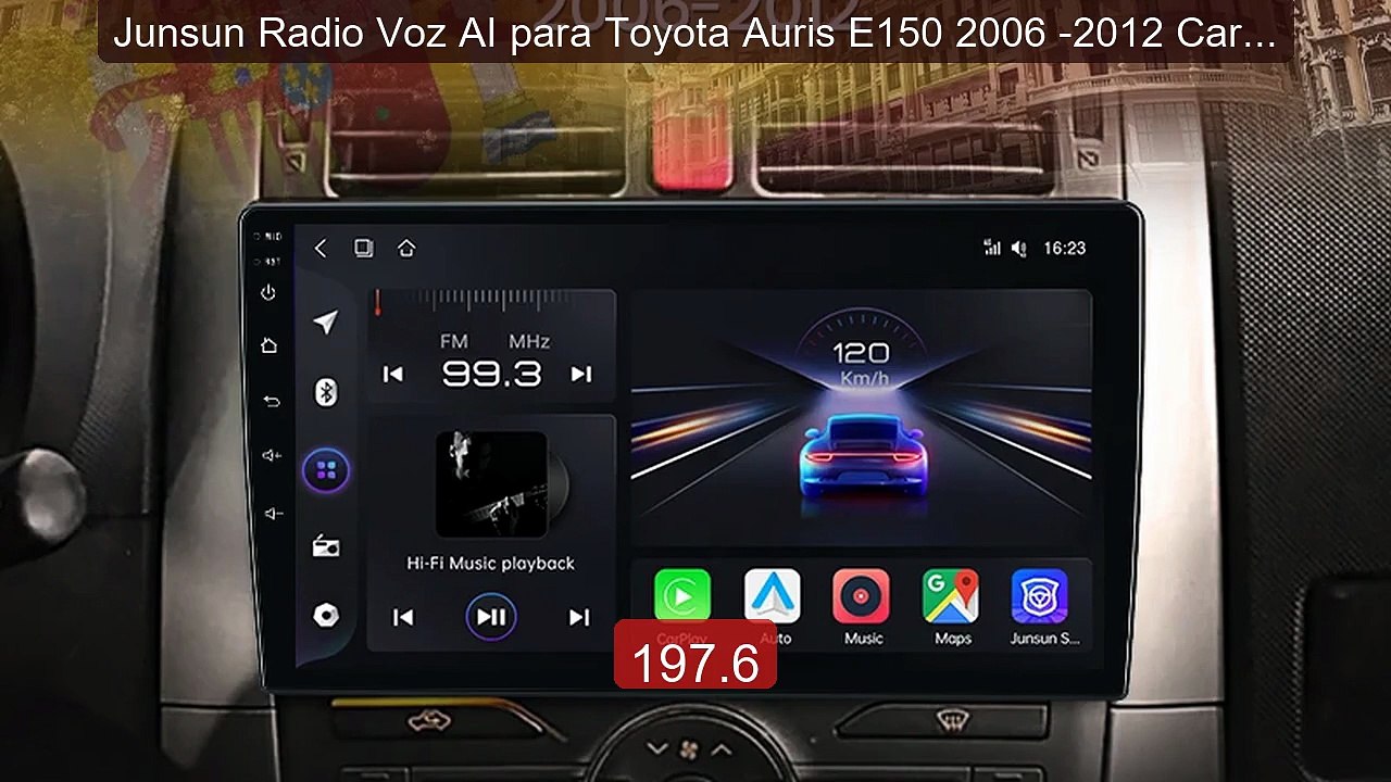 Junsun Radio Voz AI para Toyota Auris E150 2006 -2012 CarPlay inalá... -- Top Rated 2026 | Buy Now!