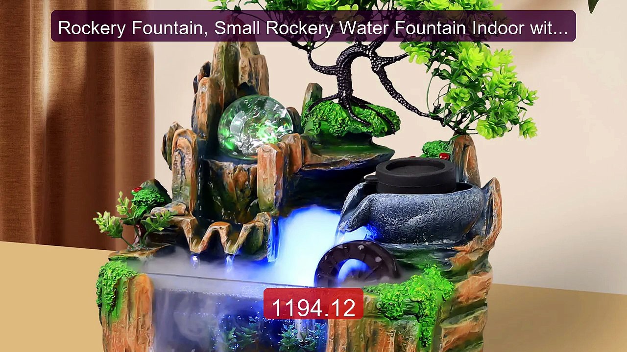 Rockery Fountain, Small Rockery Water Fountain Indoor with Mis... -- Best Buy 2026 | Great Quality!