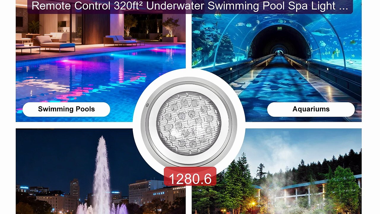 Remote Control 320ft² Underwater Swimming Pool...