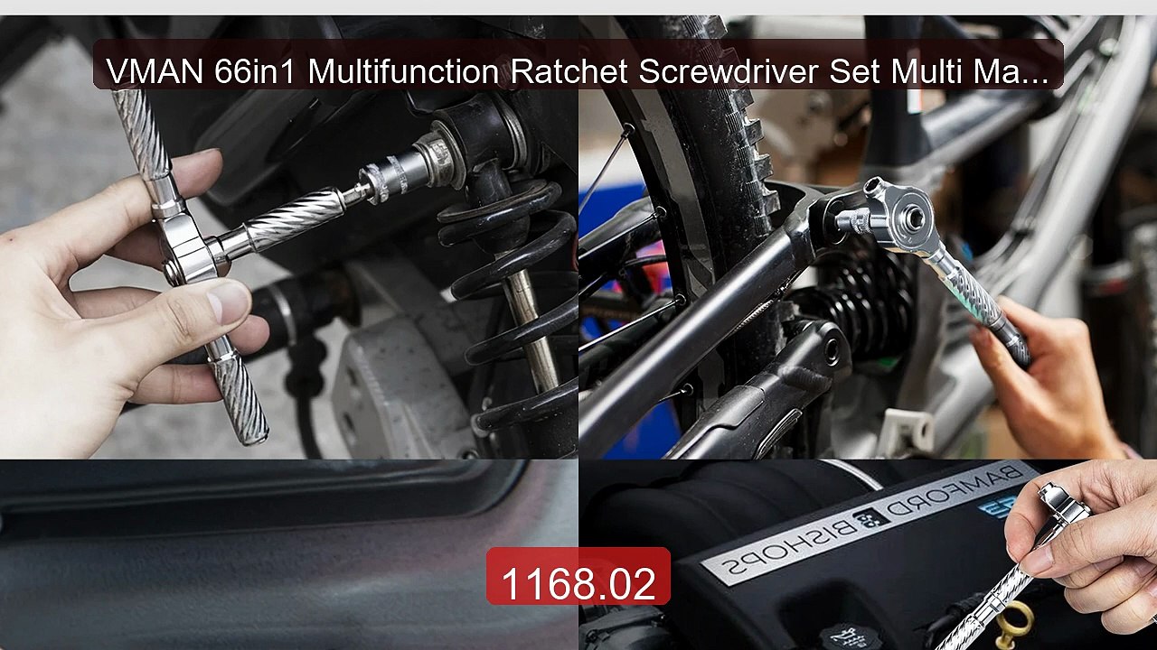 VMAN 66in1 Multifunction Ratchet Screwdriver Set Multi Magn... -- Top Pick 2026 | Unbeatable Price!