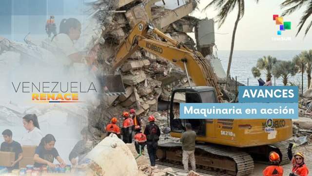 Intensifican el despeje y remoción de escombros en La Guaira
