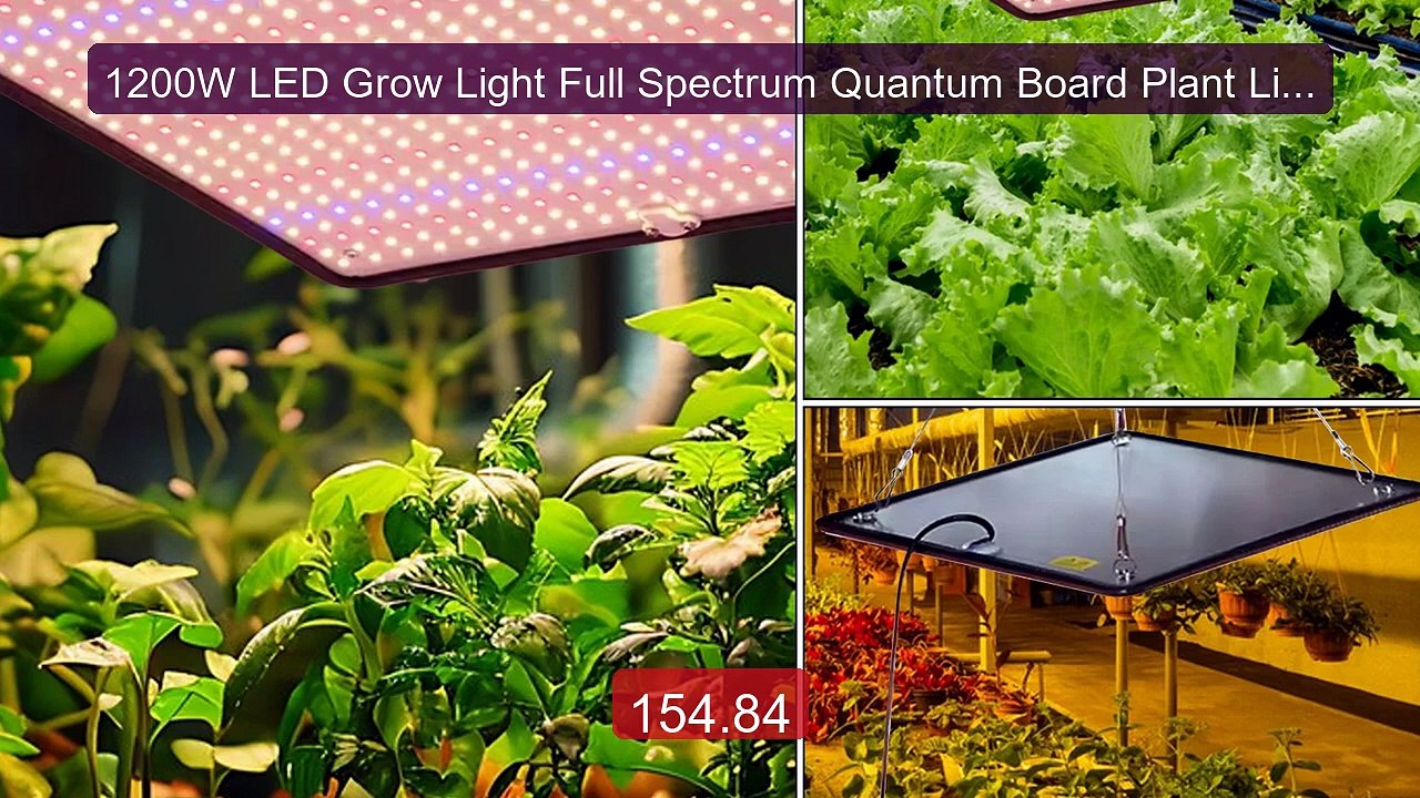 1200W LED Grow Light Full Spectrum Quantum Board Plant Light 5... -- Best Buy 2026 | Great Quality!