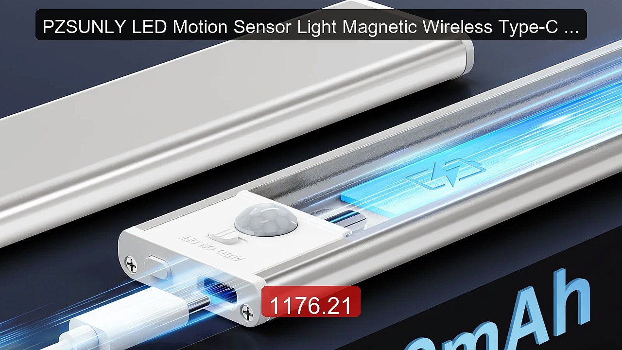 PZSUNLY LED Motion Sensor Light Magnetic Wireless Type-C Rechargeab... -- Top Rated 2026 | Buy Now!