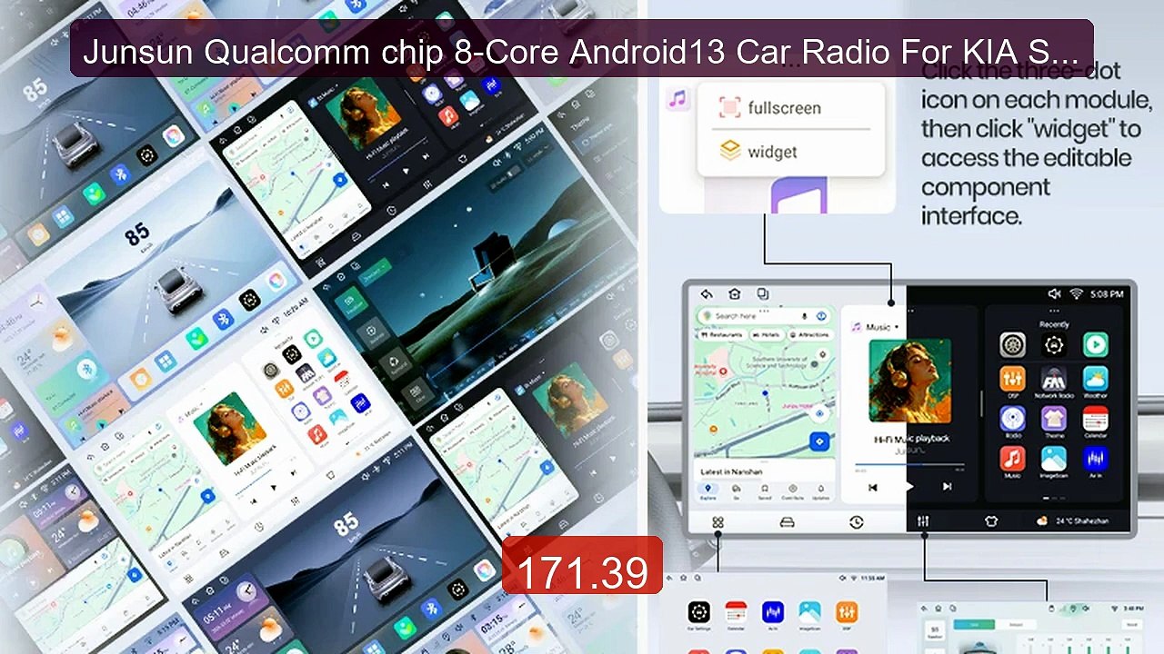 Junsun Qualcomm chip 8-Core Android13 Car Radio For KIA Sporta... -- Hot Deal 2026 | Limited Offer!