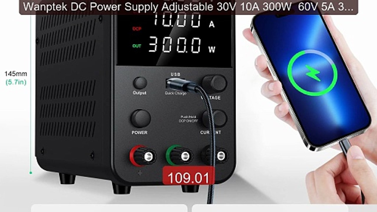 Wanptek DC Power Supply Adjustable 30V 10A 300W  60V 5A 300W 1... -- Best Buy 2026 | Great Quality!