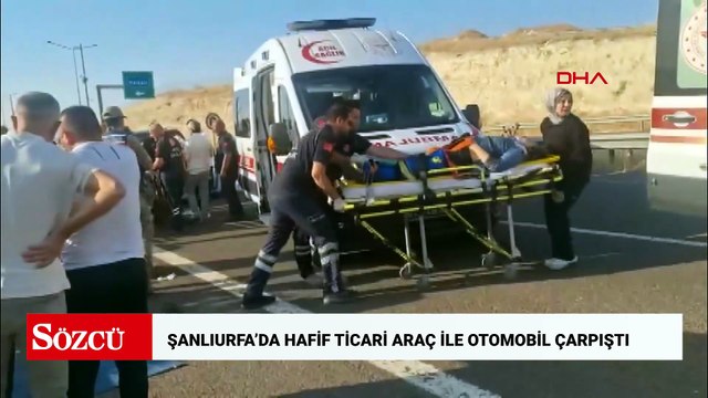 Şanlıurfa’da hafif ticari araç ile otomobil çarpıştı: 2 ölü, 9 yaralı