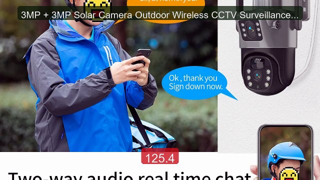 3MP + 3MP Solar Camera Outdoor Wireless CCTV Surveillance C... Top Pick 2026 | Unbeatable Price!