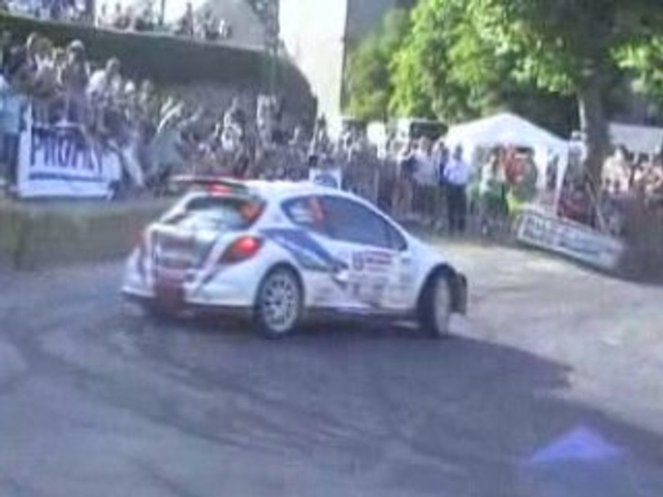 Rallye rouergue ES 10 2008 moyrazes (spectacle,glisse)part1