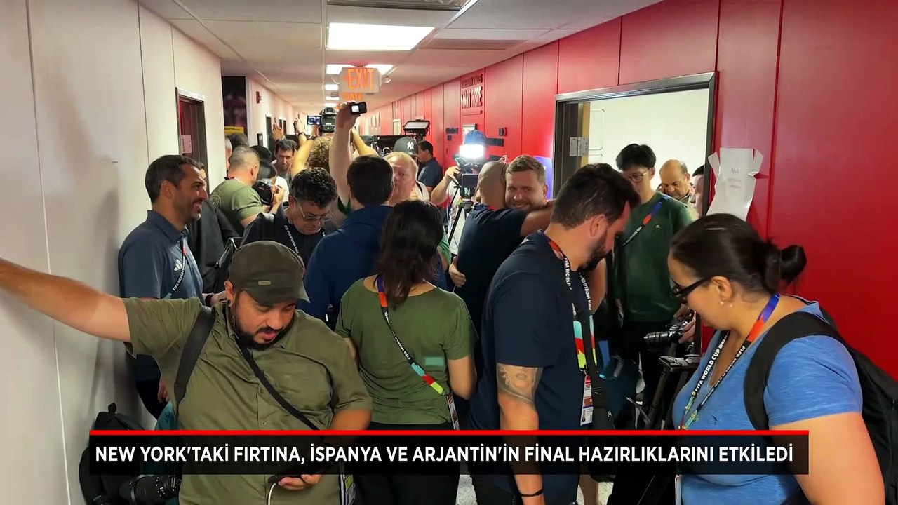 New York'taki fırtına, İspanya ve Arjantin'in final hazırlıklarını olumsuz etkiledi