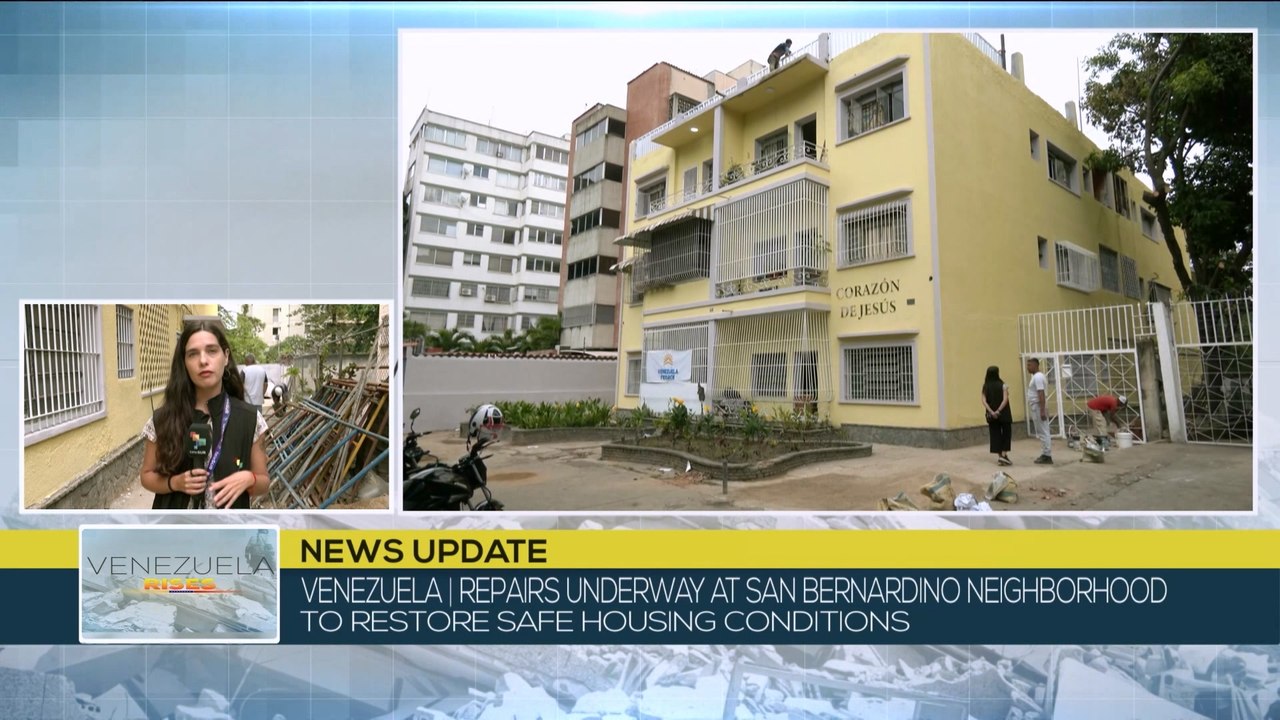 Venezuela, repairs underway at San Bernardino neighborhood to restore safe housing conditions