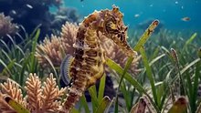 Seahorse : The graceful ocean wonder where fathers carry the young
