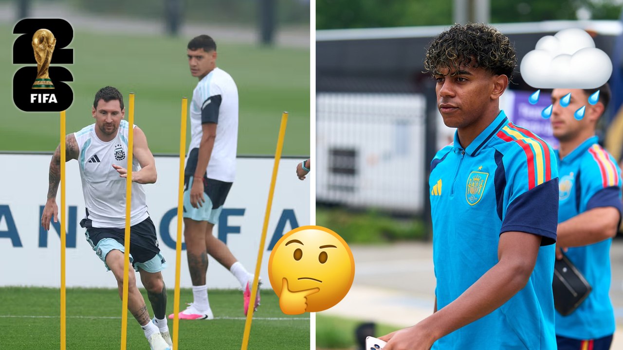 Argentina no se detiene pese a la lluvia y así se prepara para la final ante España en la final del Mundial