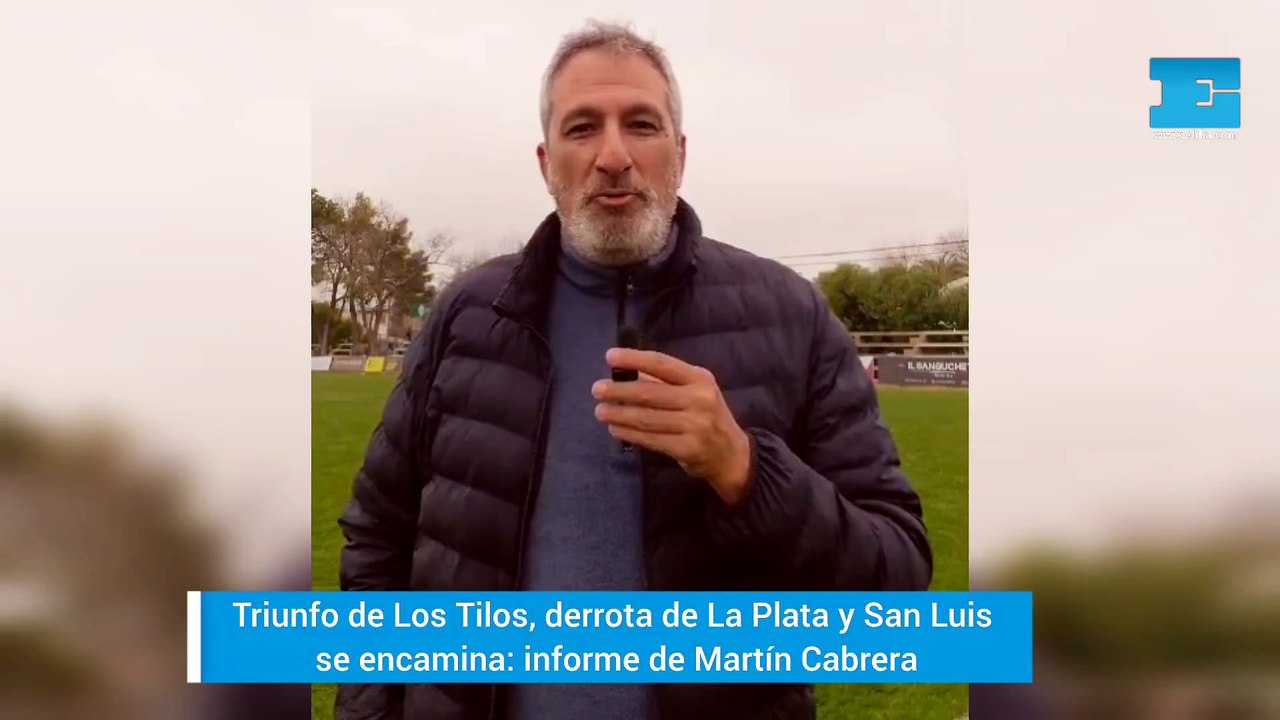 Ganó Los Tilos, cayó La Plata y San Luis ganó un duelo clave