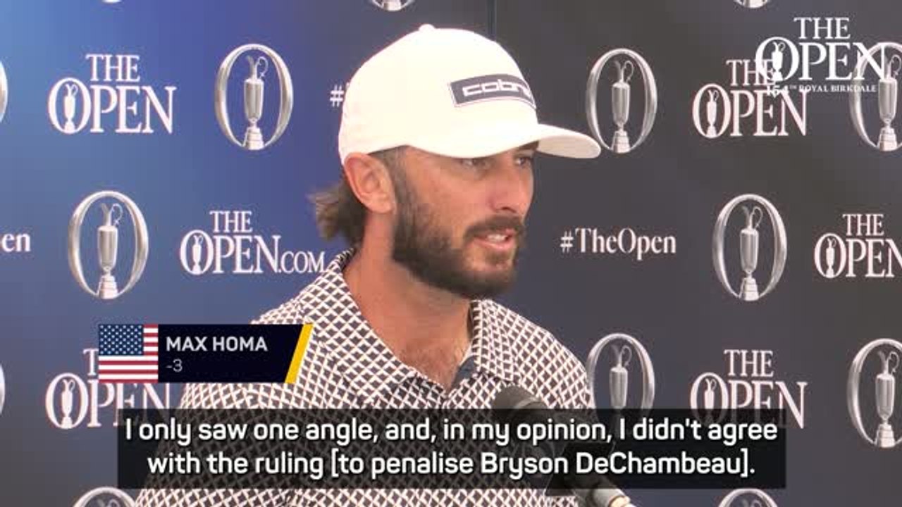 'DeChambeau is not a cheater' - Homa