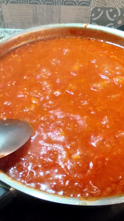 Homemade tomato sauce.🍅