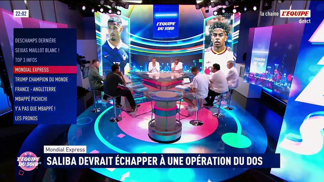 Pas d'opération du dos pour William Saliba, sorti sur blessure en demi-finales de la Coupe du monde face à l'Espagne ? - Coupe du monde 2026 - Bleus