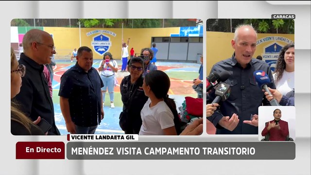 Autoridades supervisan el cuidado integral de las familias ubicadas en campamentos transitorios