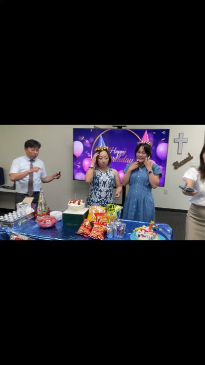 My birthday in promise church