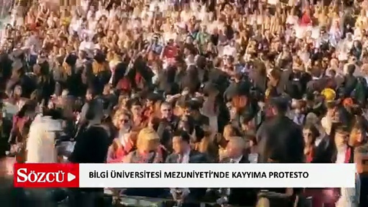 Bilgi Üniversitesi Mezuniyeti’nde Kayyıma Protesto!