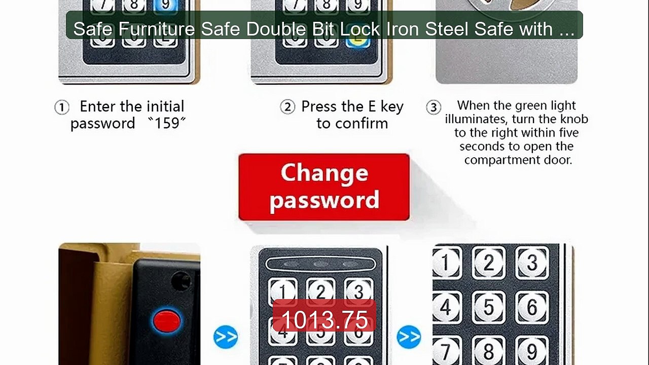 Safe Furniture Safe Double Bit Lock Iron Steel Safe with Lock and ... -- Best Deal 2026 | Shop Now!