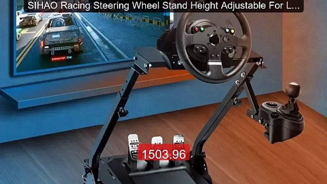 SIHAO Racing Steering Wheel Stand Height Adjustable For Log... Top Pick 2026 | Unbeatable Price!
