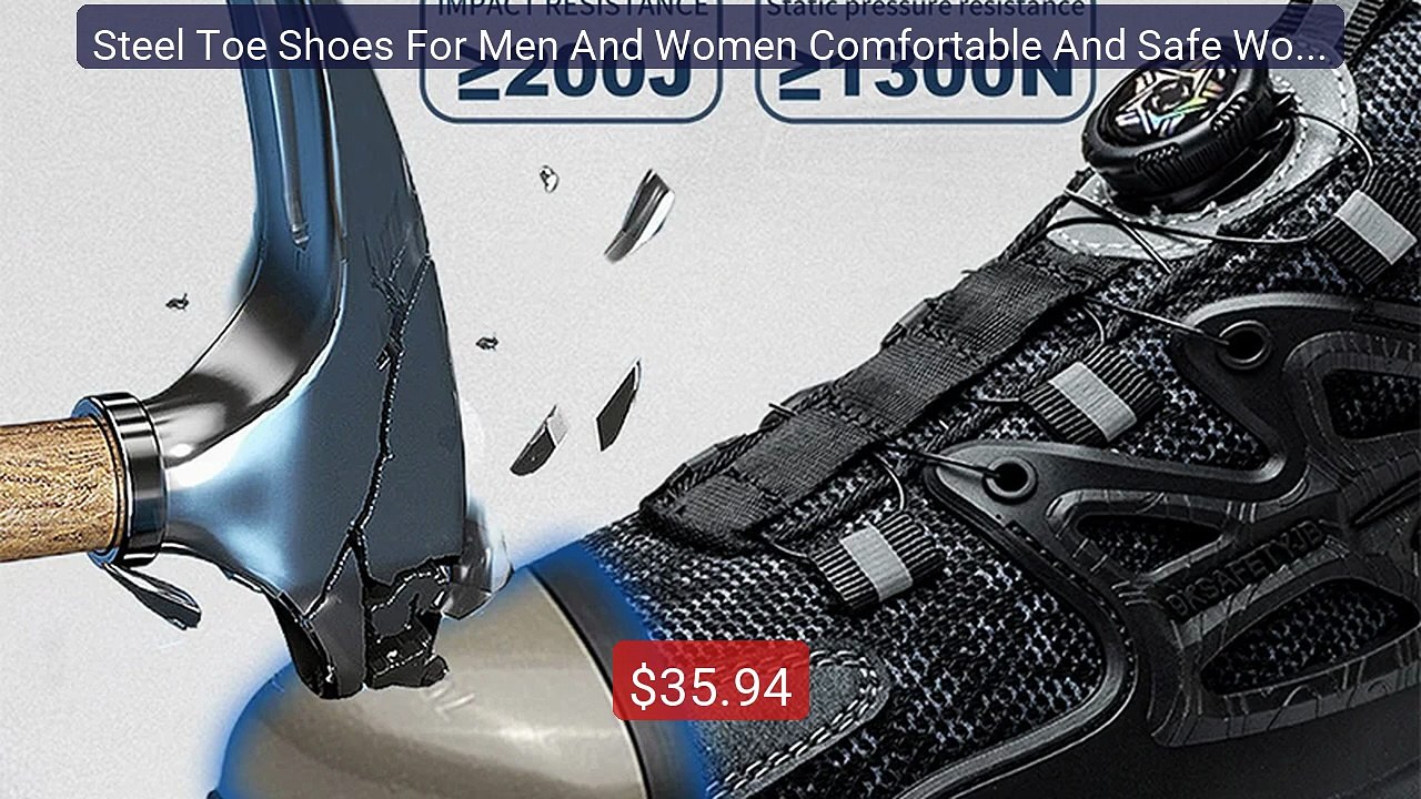 Steel Toe Shoes For Men And Women Comfortable And Safe Work... -- Top Pick 2026 | Unbeatable Price!