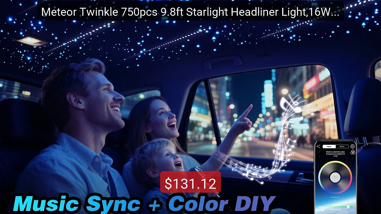 Meteor Twinkle 750pcs 9.8ft Starlight Headliner Light,16W LED Star... -- Best Deal 2026 | Shop Now!