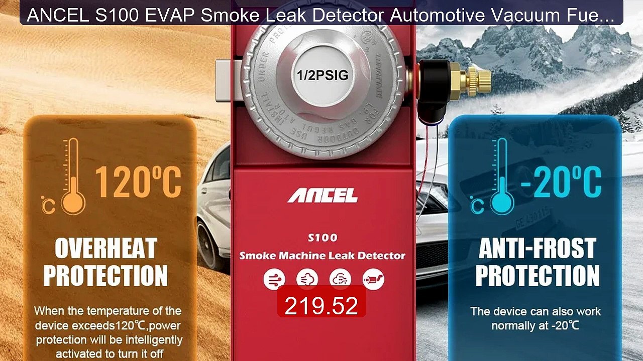 ANCEL S100 EVAP Smoke Leak Detector Automotive Vacuum Fuel ... -- Top Pick 2026 | Unbeatable Price!