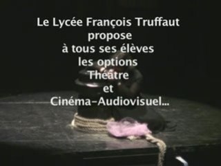 Promotion des Options Cinéma et Théâtre