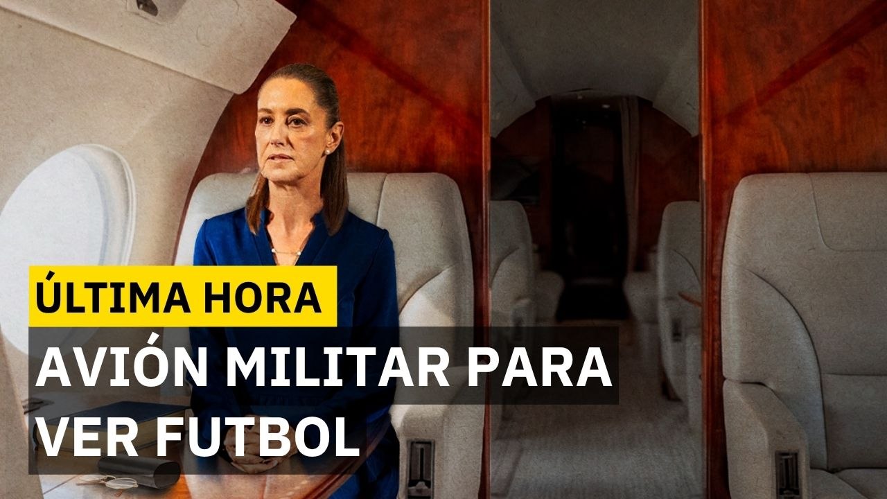 Sheinbaum usa avión de Defensa para viajar a NY a final del futbol por cancelación de vuelos