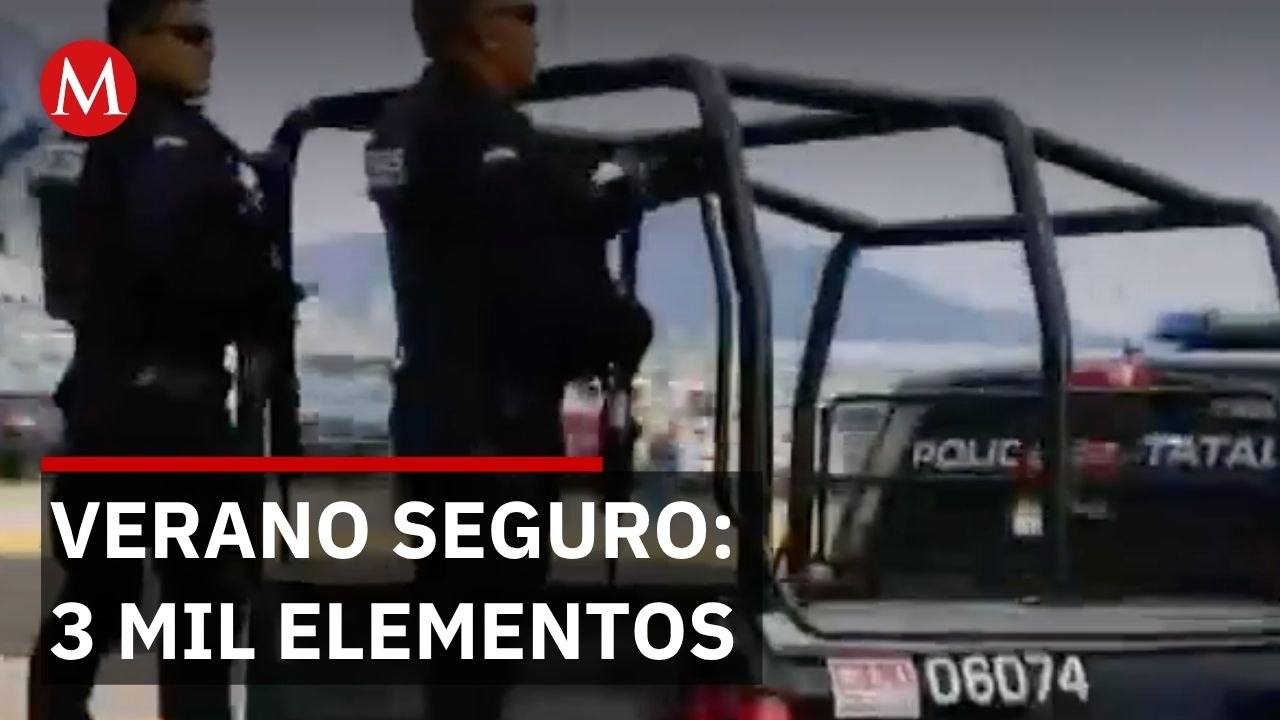 Operativo Vacacional 2026: Despliegan miles de elementos de seguridad en playas y carreteras
