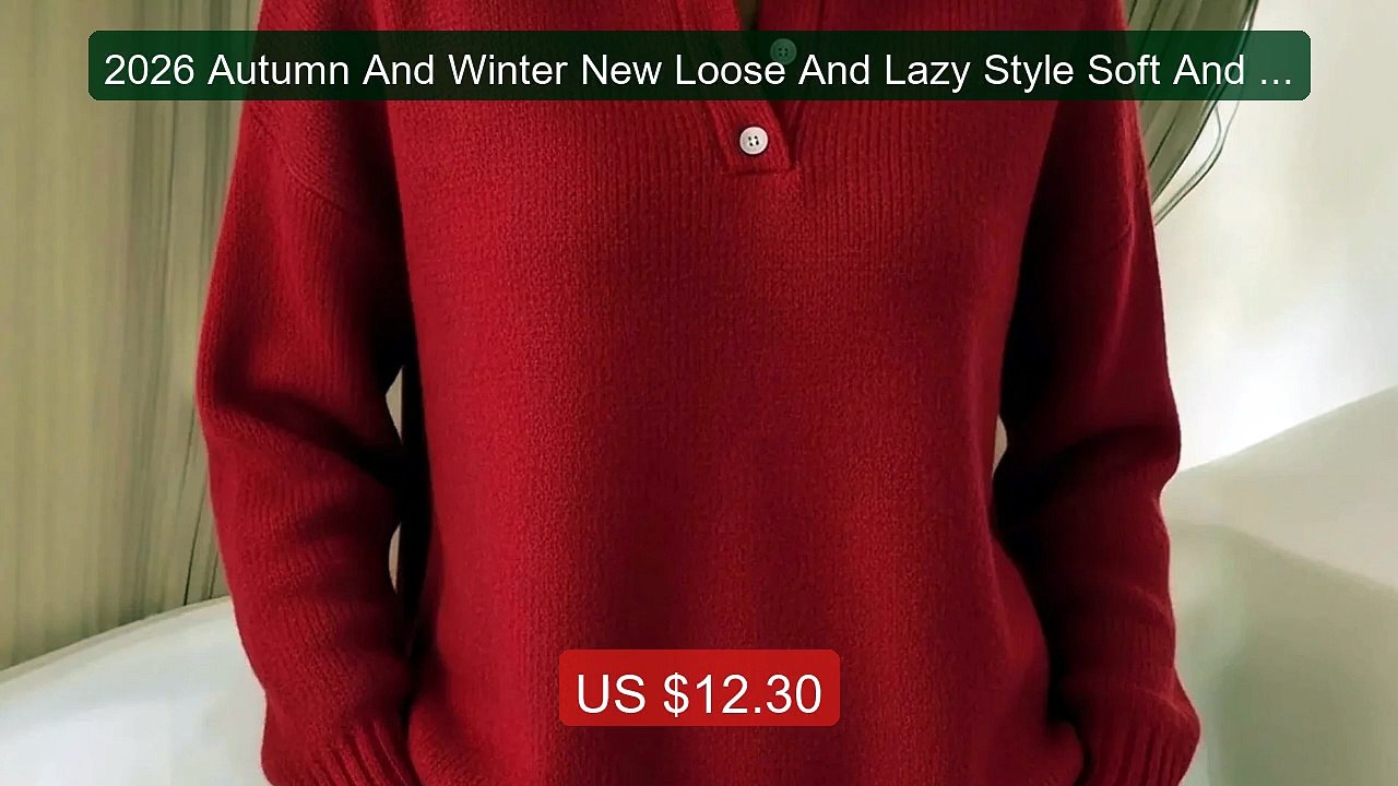 2026 Autumn And Winter New Loose And Lazy Style Soft And Sticky Sof... -- Top Rated 2026 | Buy Now!