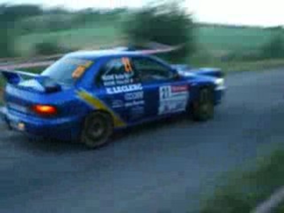 Pierre Roché subaru impreza GT turbo rallye rouergue 2008